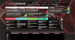Desktop Screenshot of culturevulture.net