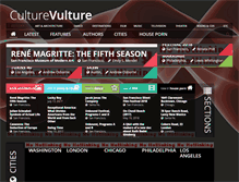 Tablet Screenshot of culturevulture.net